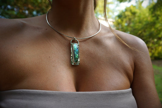 Abalone Collar Necklace