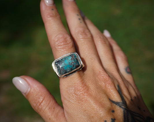 Hammered Turquoise - Size 10.5