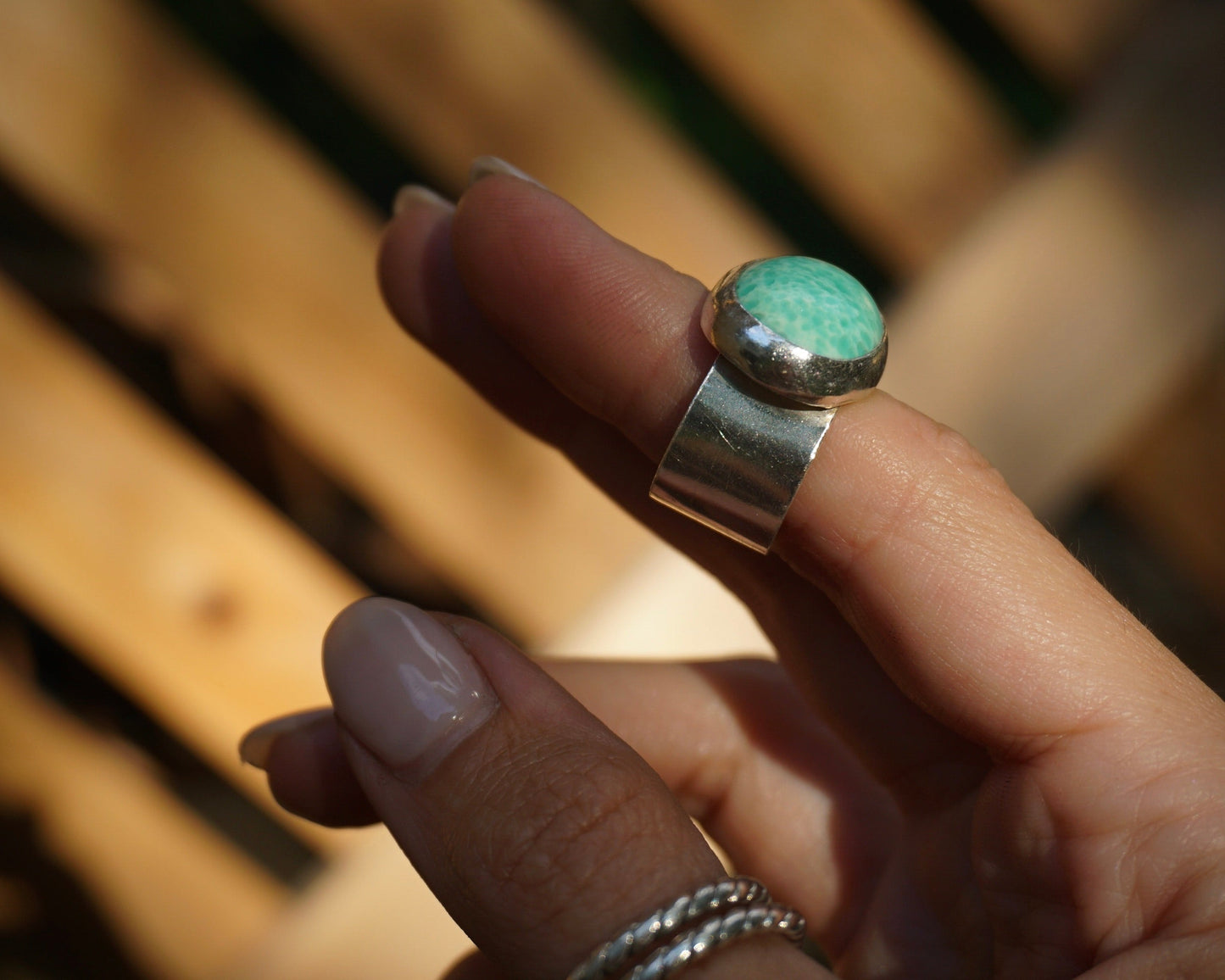 Amazonite Ring