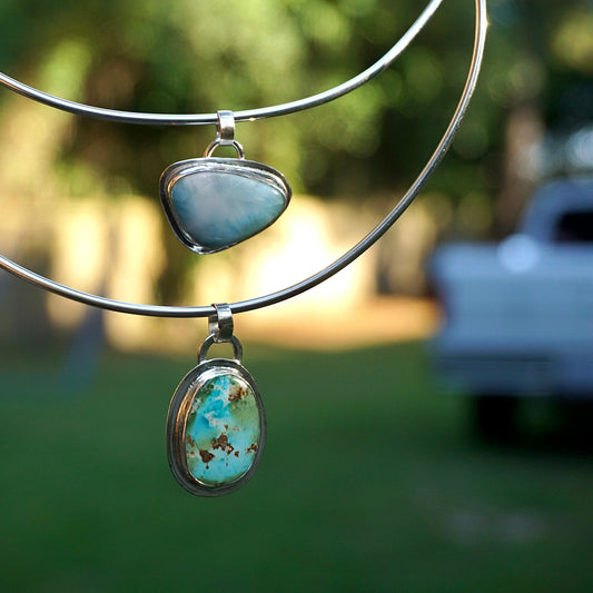 Sonoran Green Collar Necklace