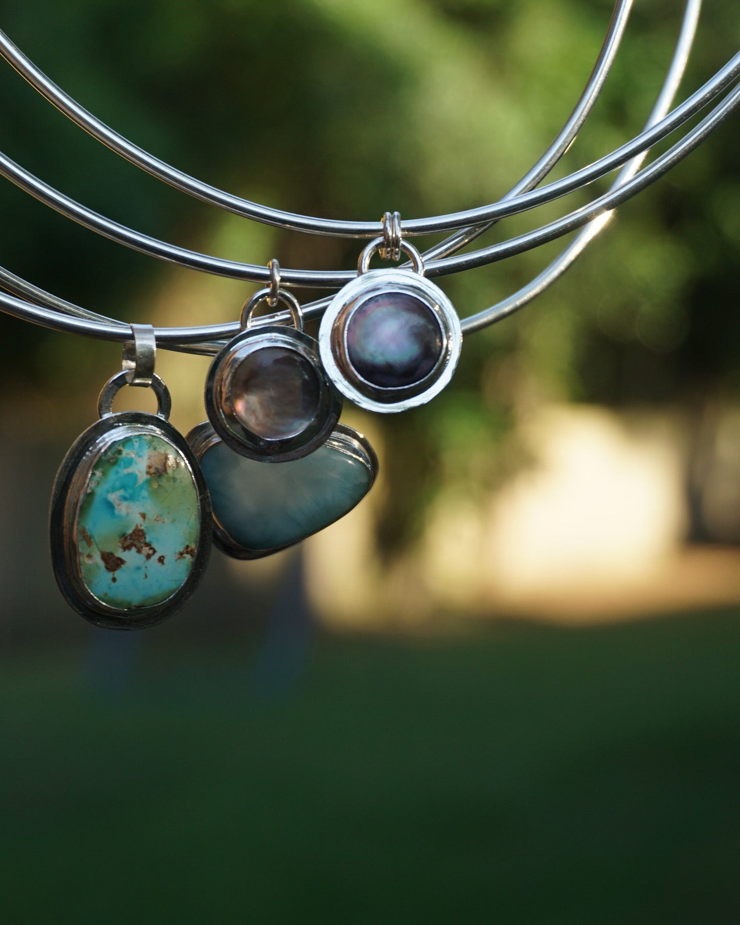 Larimar Collar Necklace