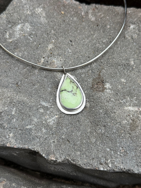 Lemon Chrysoprase Choker