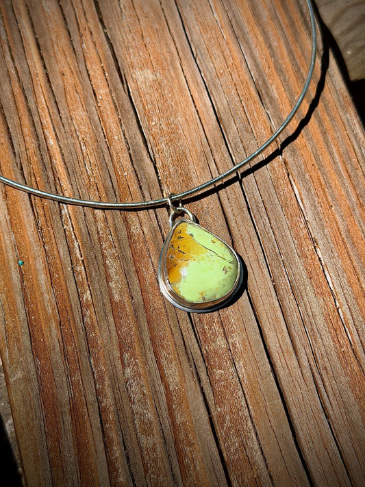 Lemon Chrysoprase Choker
