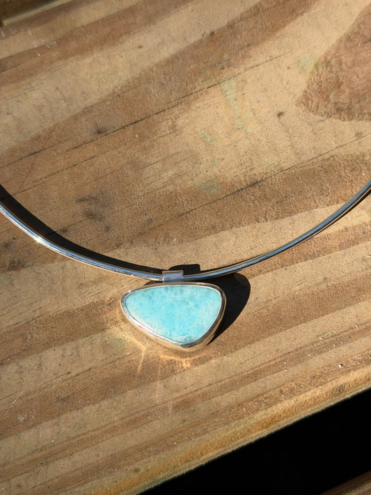 Larimar Collar Necklace