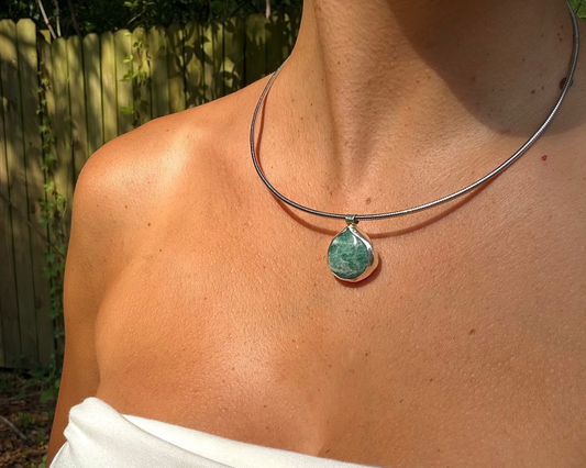 Amazonite Collar Necklace