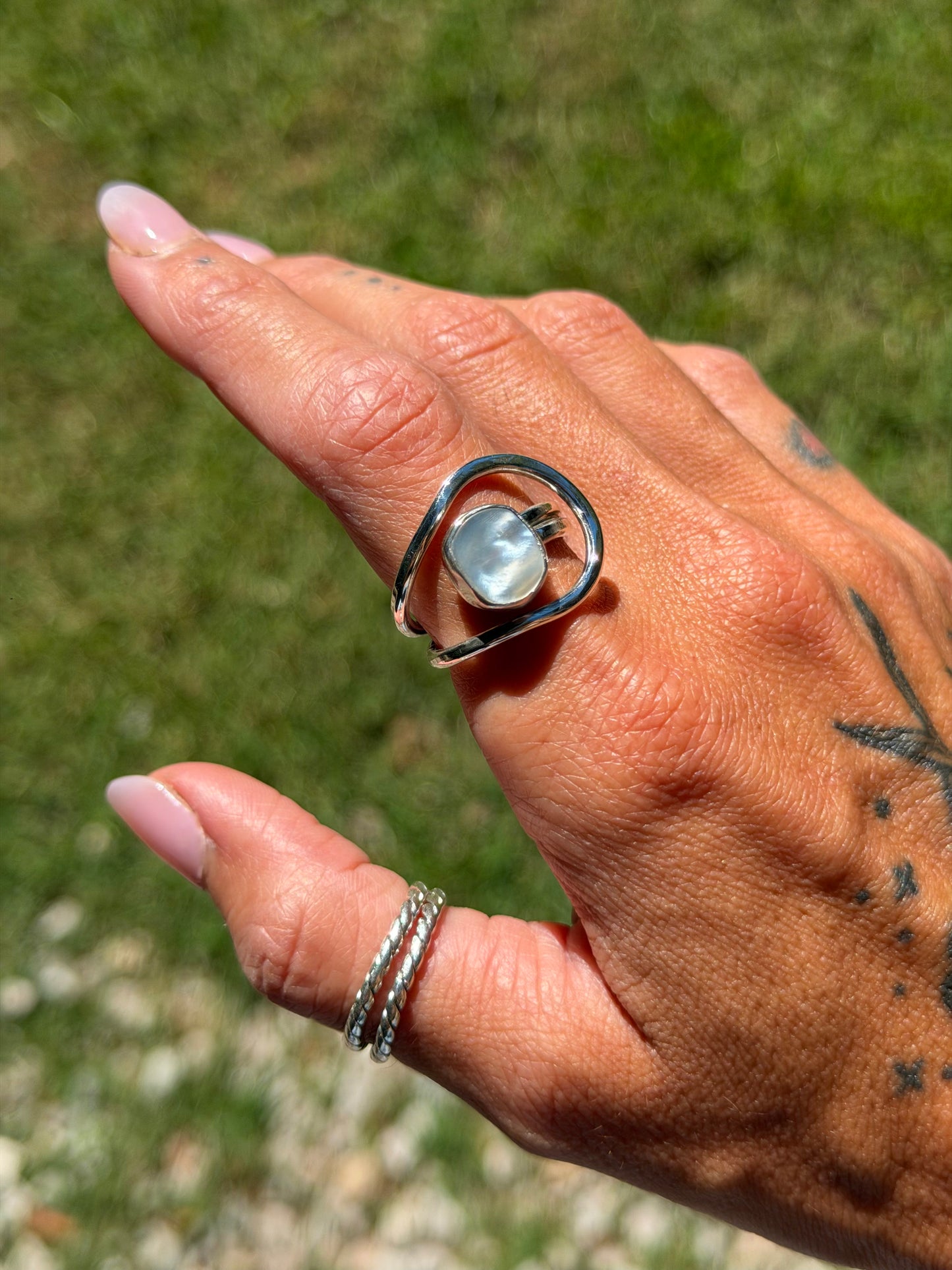 Wrap Abalone Ring (Size 7.25-8)