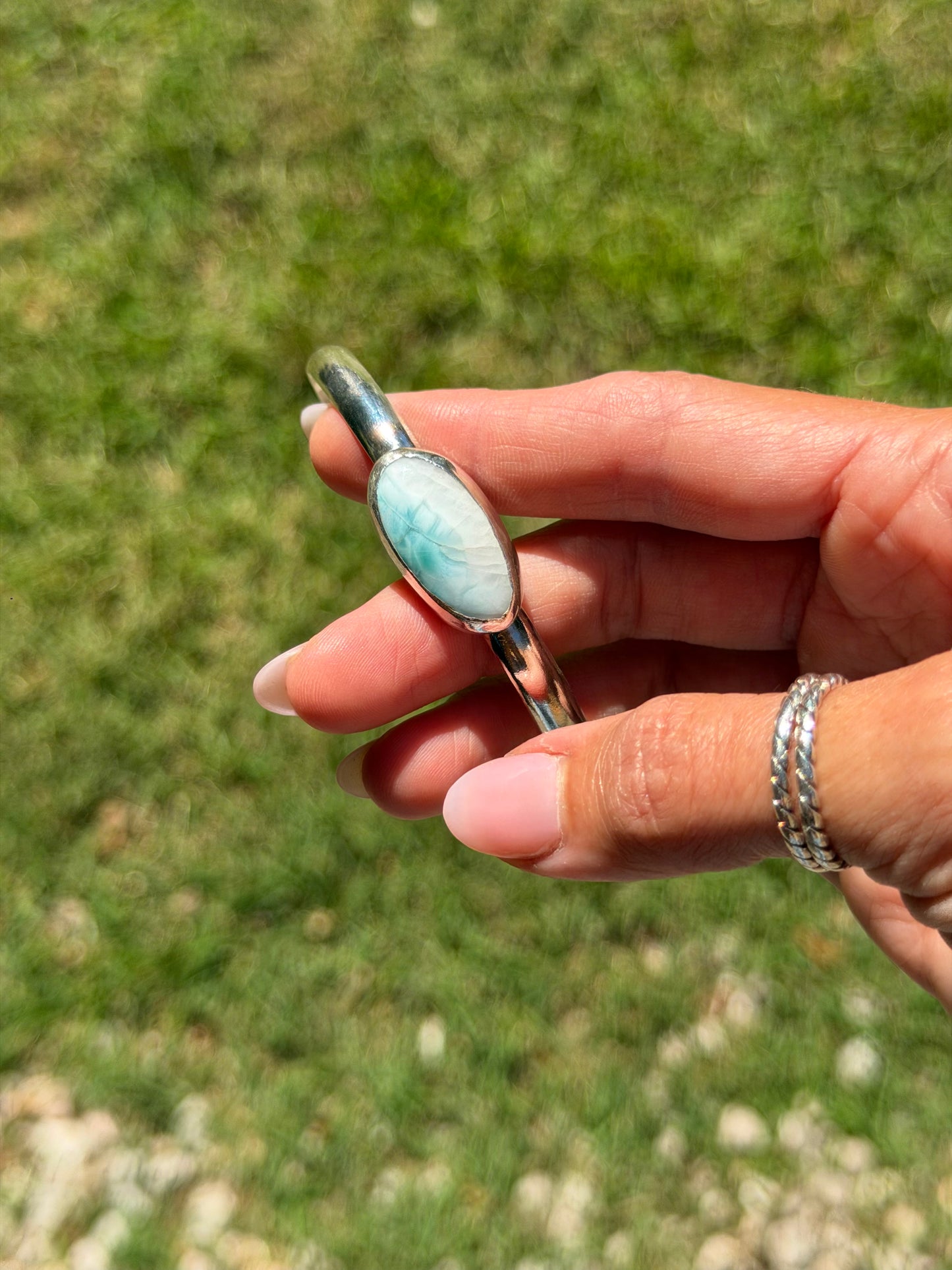 Larimar Cuff