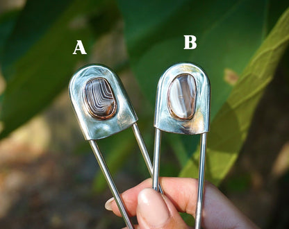 Agate Jumbo Pins