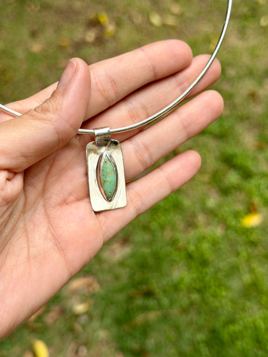 Dainty Royston Turquoise Collar Necklace