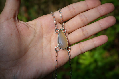Moonstone Bolo Necklace