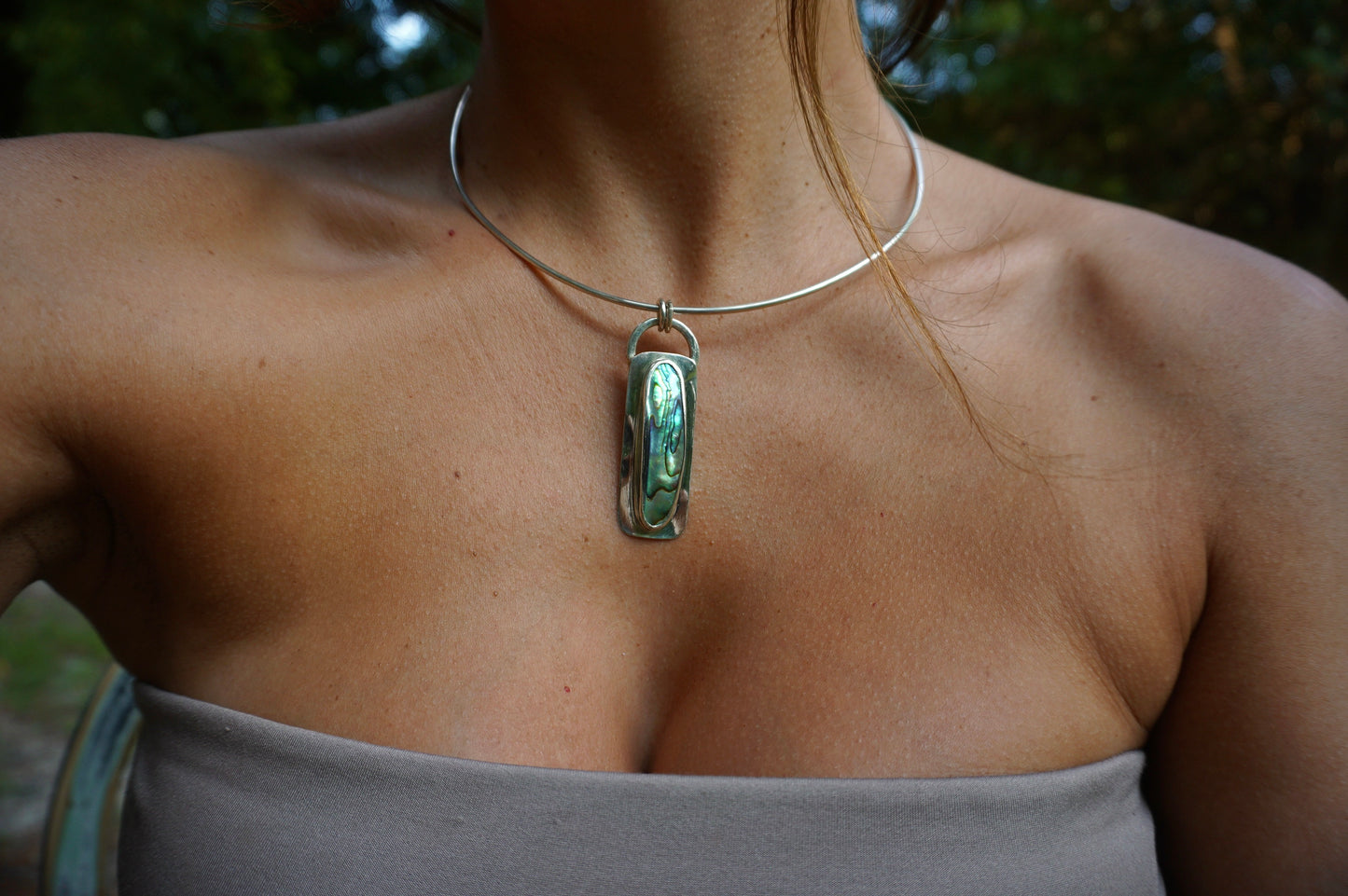 Abalone Collar Necklace