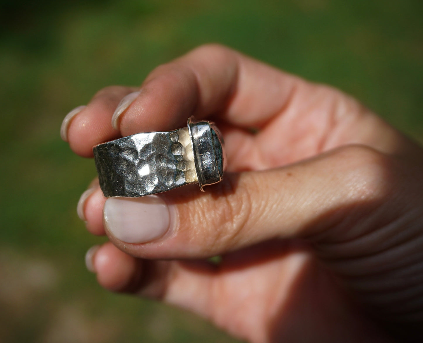 Hammered Turquoise - Size 10.5