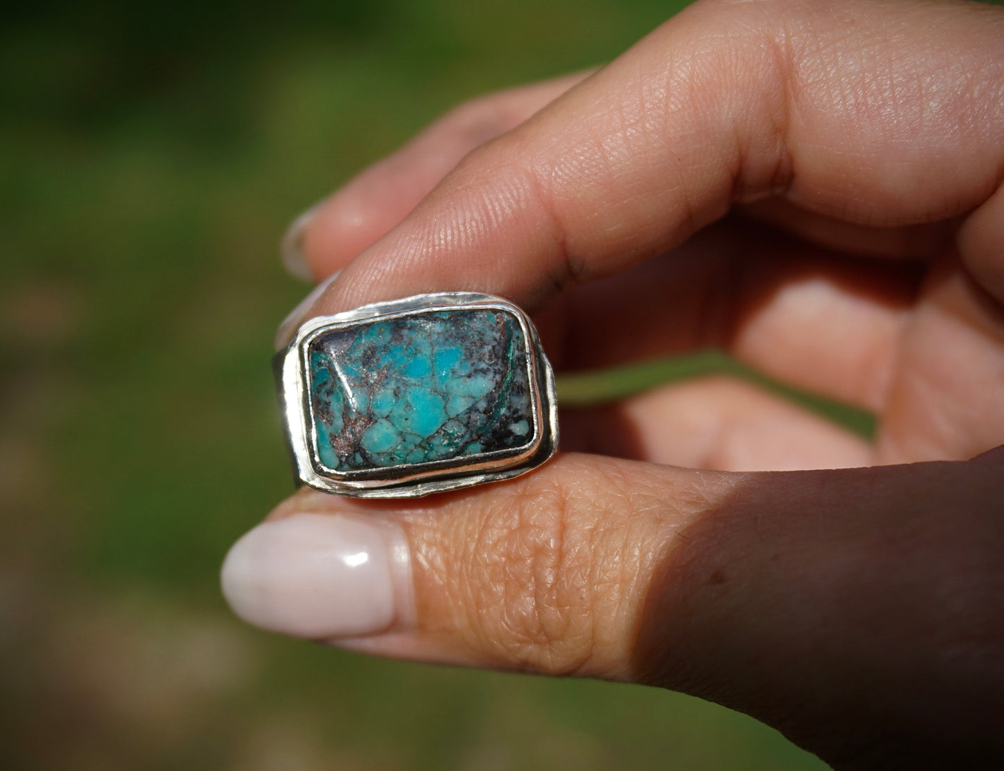 Hammered Turquoise - Size 10.5