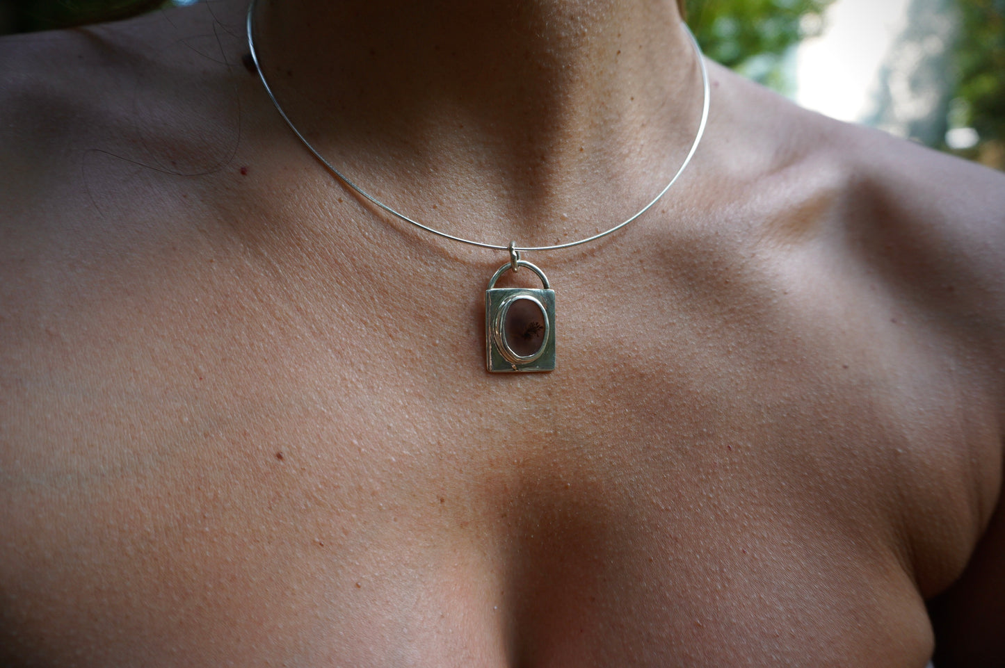 Dendritic Agate Collar