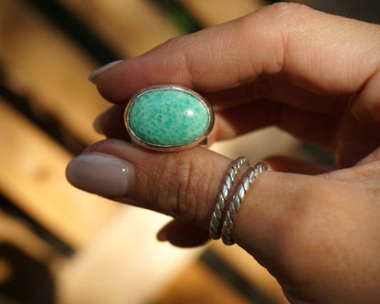 Amazonite Ring