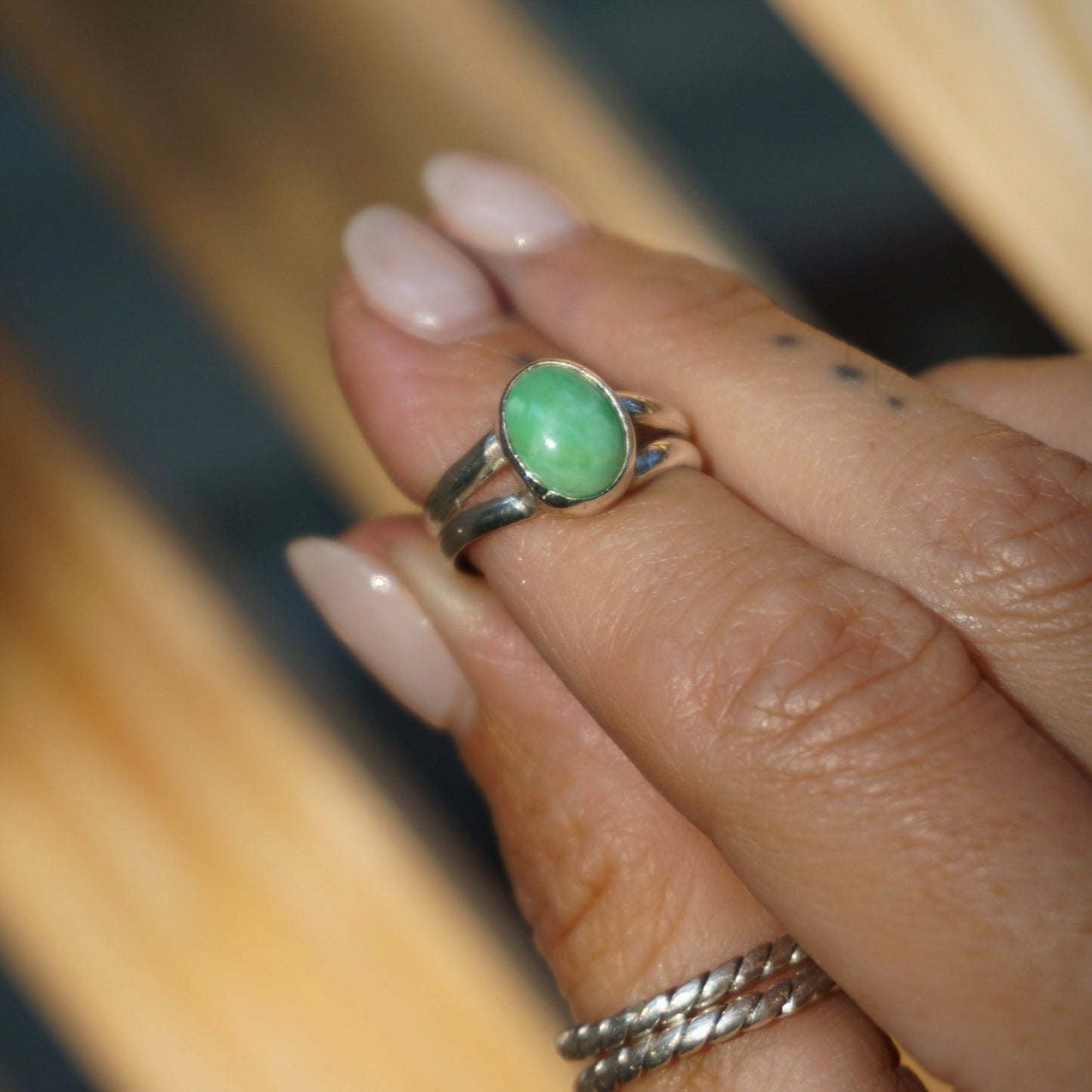 Dainty Amazonite Ring