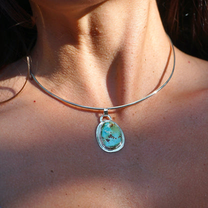 Sonoran Green Collar Necklace