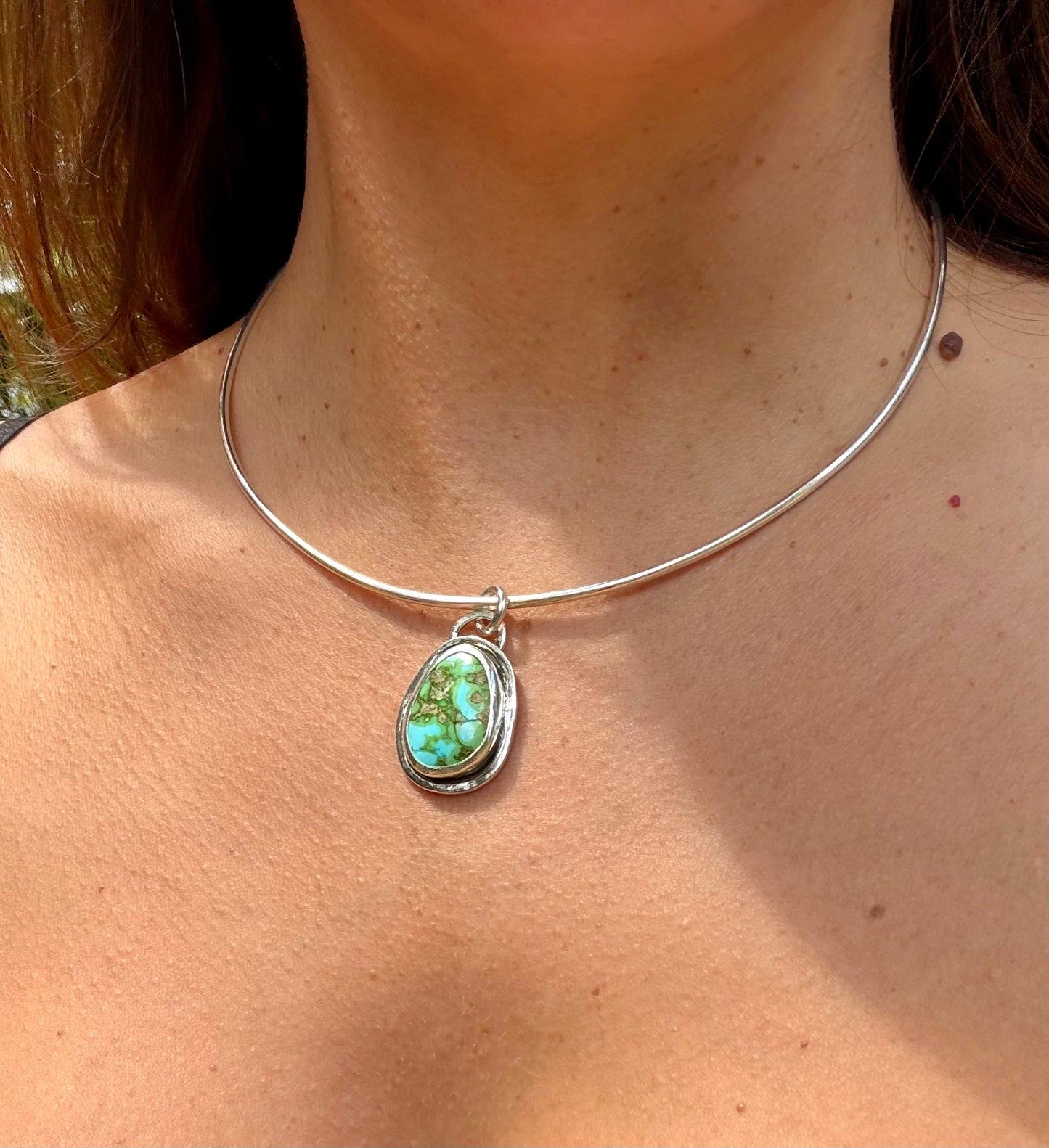 Sonoran Green Collar Necklace