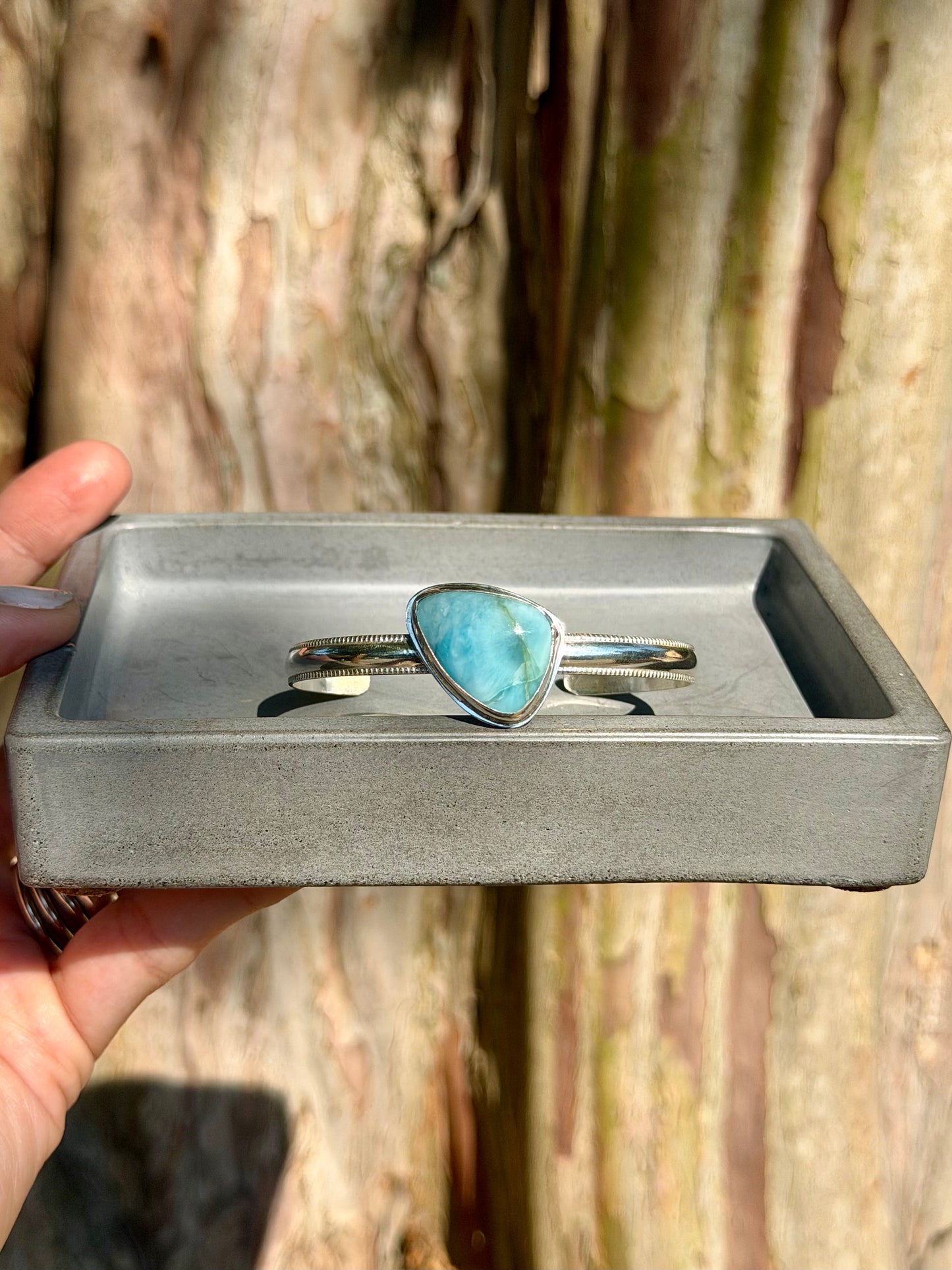 Larimar Cuff