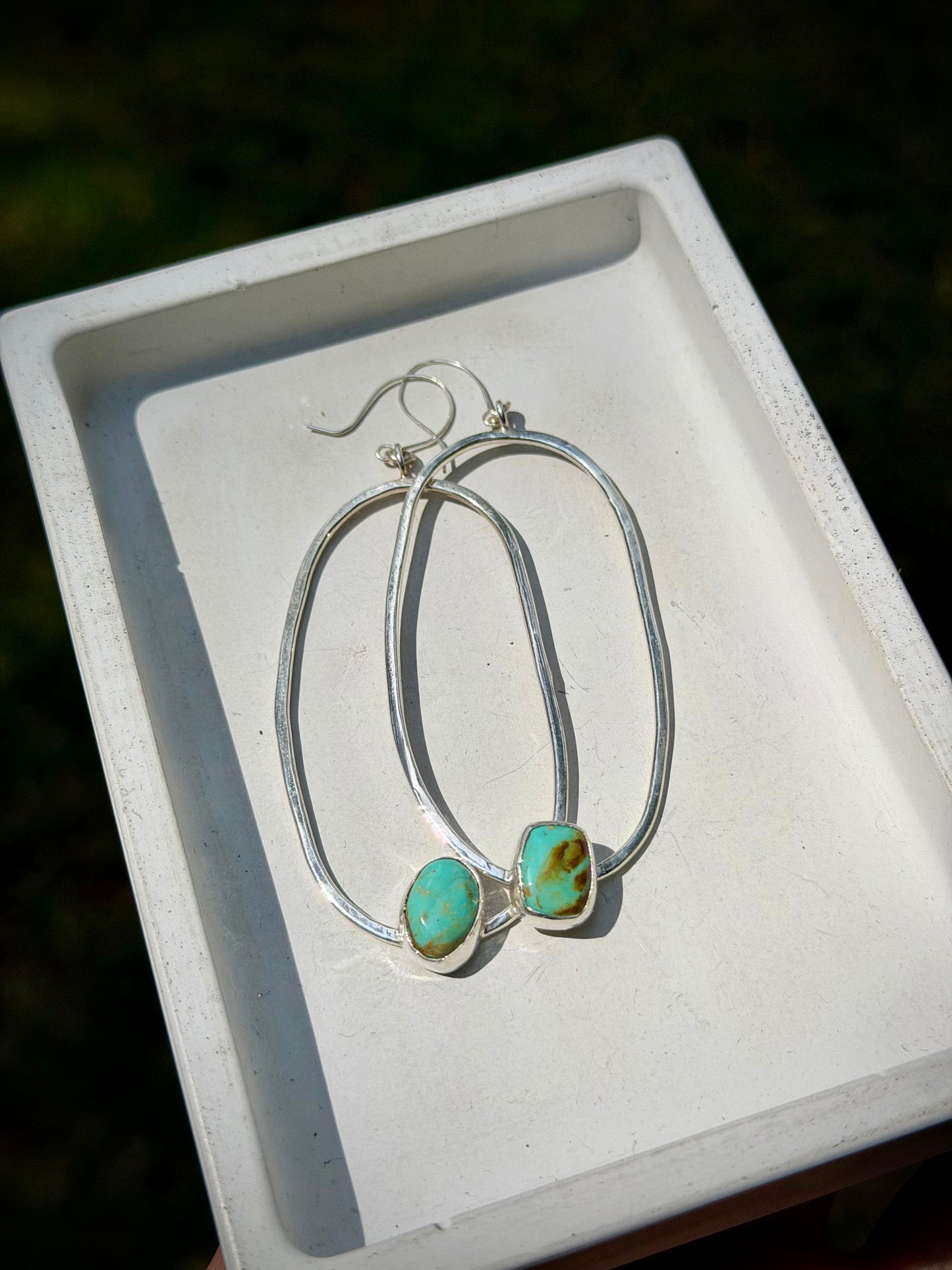 Royston Turquoise Hoops