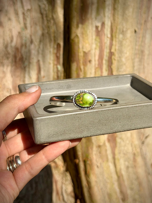 Sonoran Green Turquoise Cuff (Oval)