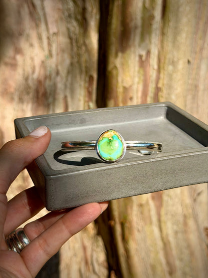 Sonoran Green Turquoise Cuff (Pear)
