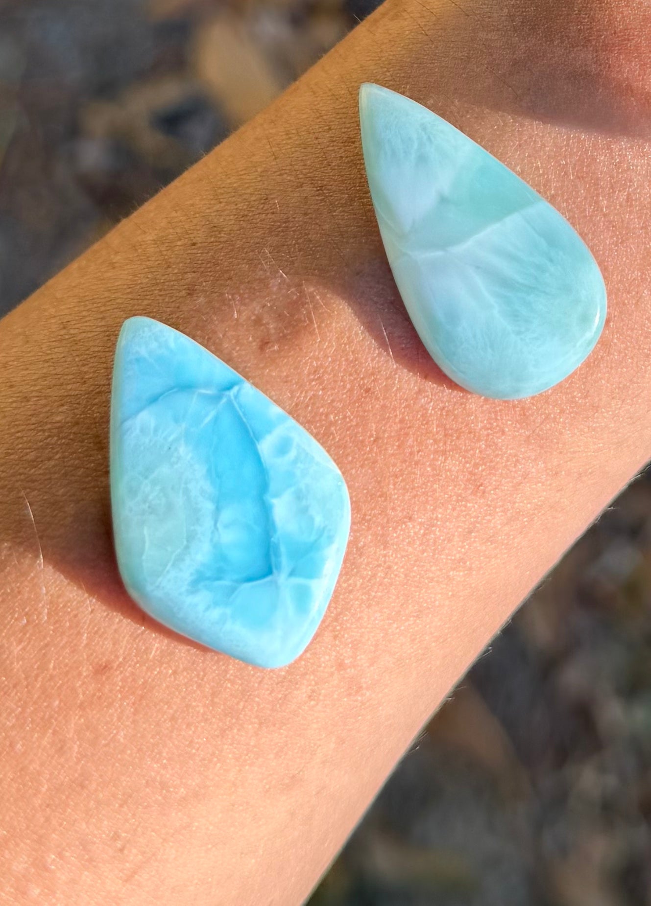 Larimar (diamond cut)