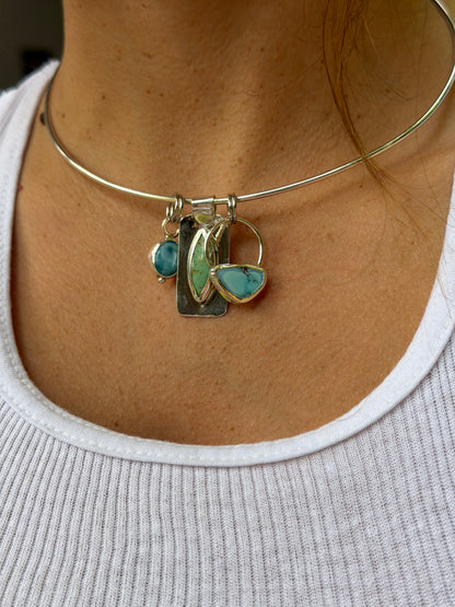 Dainty Royston Turquoise Collar Necklace