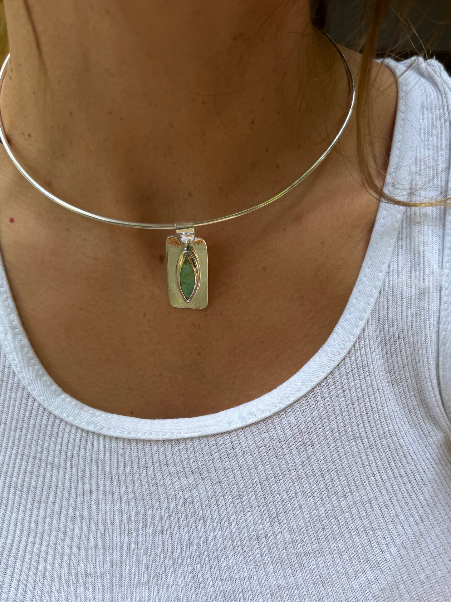 Dainty Royston Turquoise Collar Necklace