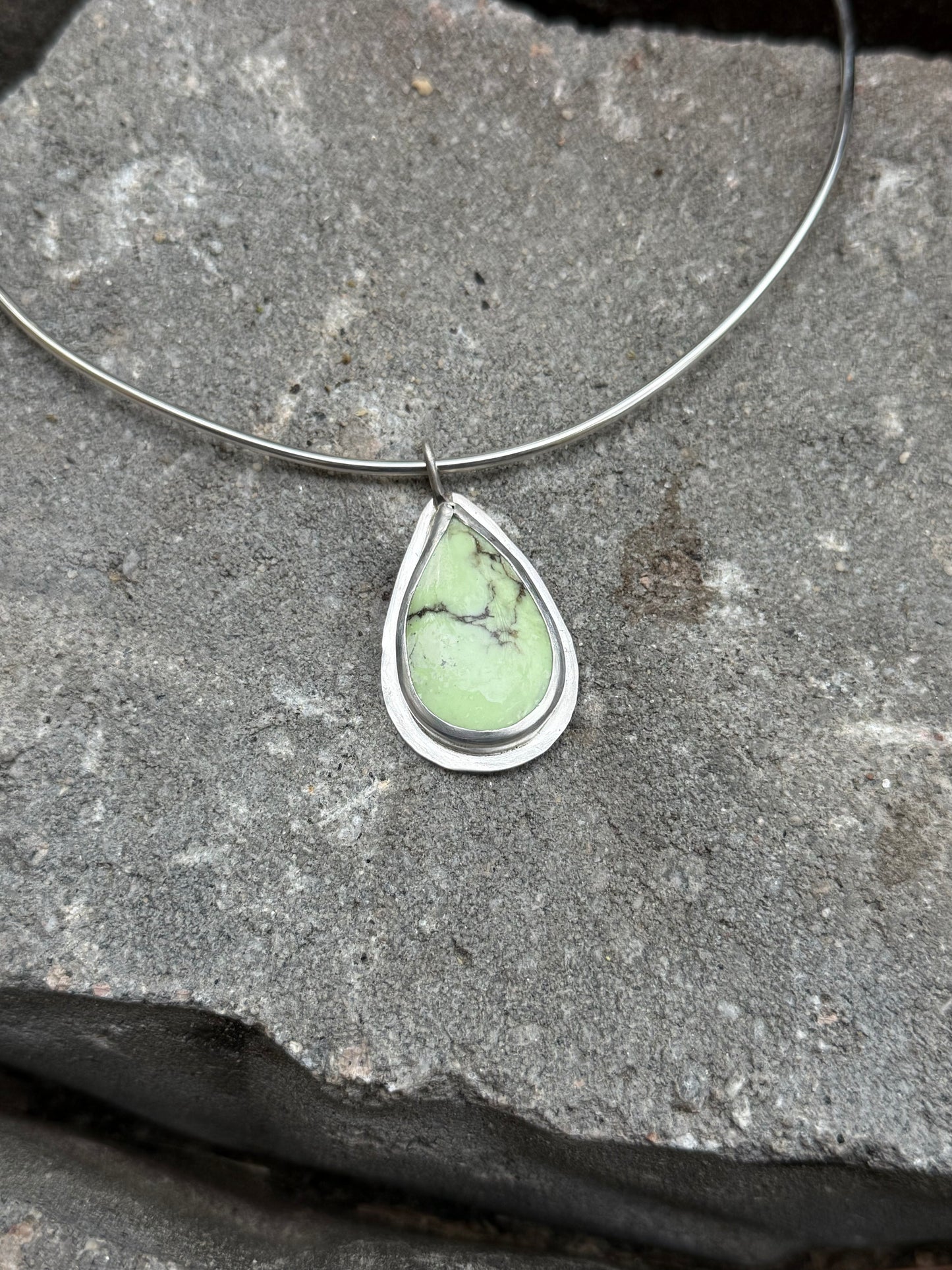Lemon Chrysoprase Choker