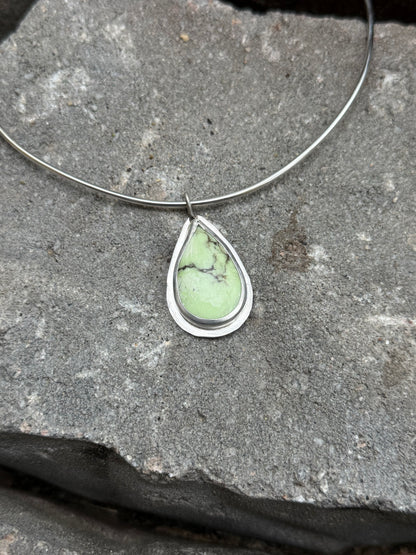 Lemon Chrysoprase Choker