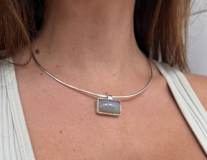 Moonstone Collar Necklace