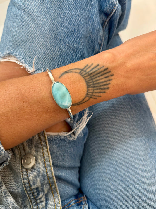 Larimar Cuff