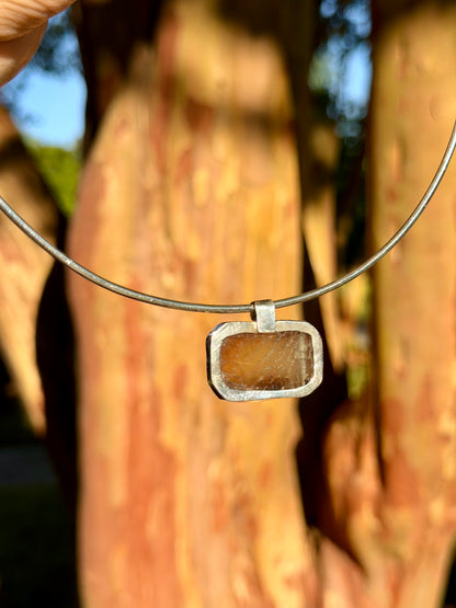 Fossil Agate Collar Necklace