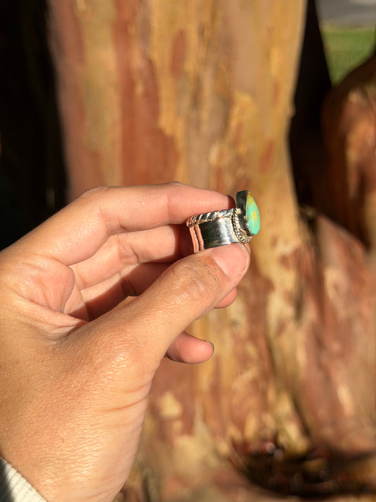 Double Band Turquoise - Size 6.25