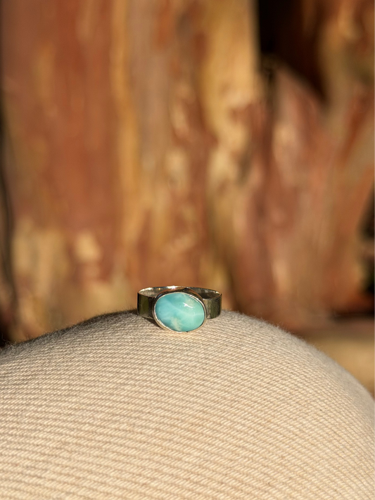 Larimar Ring - Size 7.5