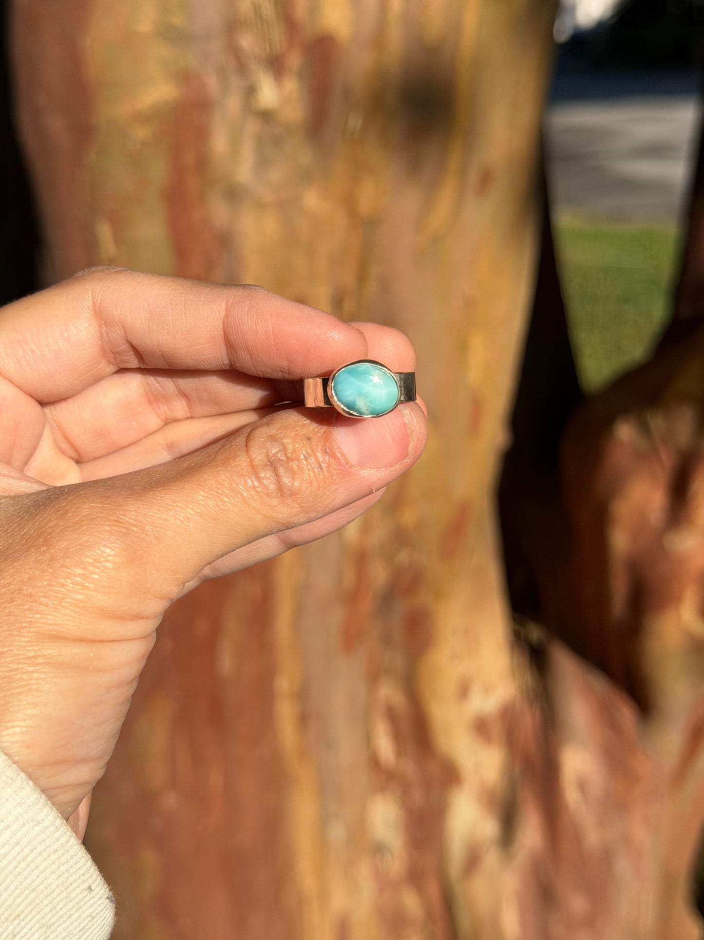 Larimar Ring - Size 7.5