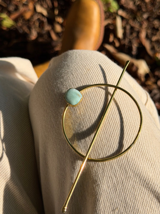 Larimar Hair Pin V1