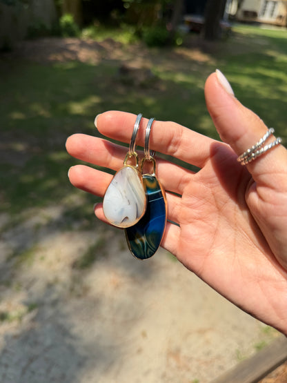 Agate Keychain