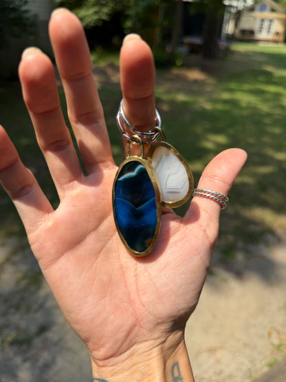 Agate Keychain