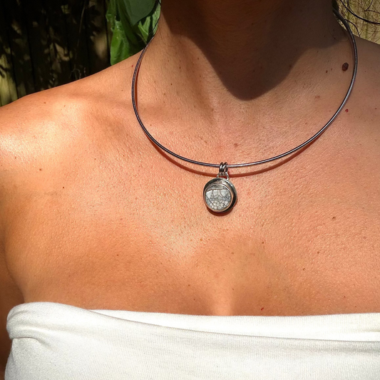 Agate Collar Necklace