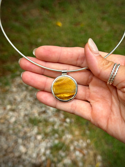 Tiger Eye Collar Necklace