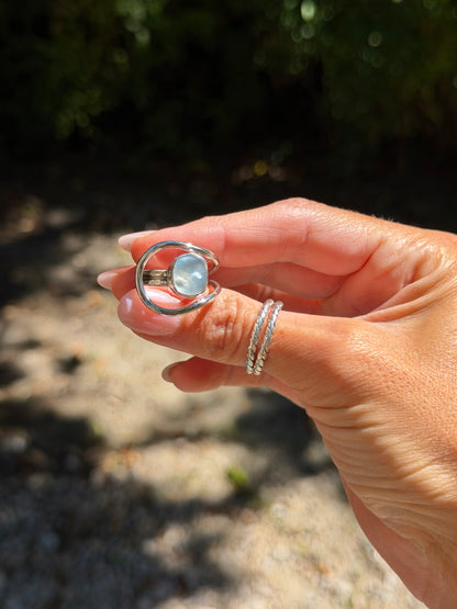 Wrap Abalone Ring (Size 7.25-8)
