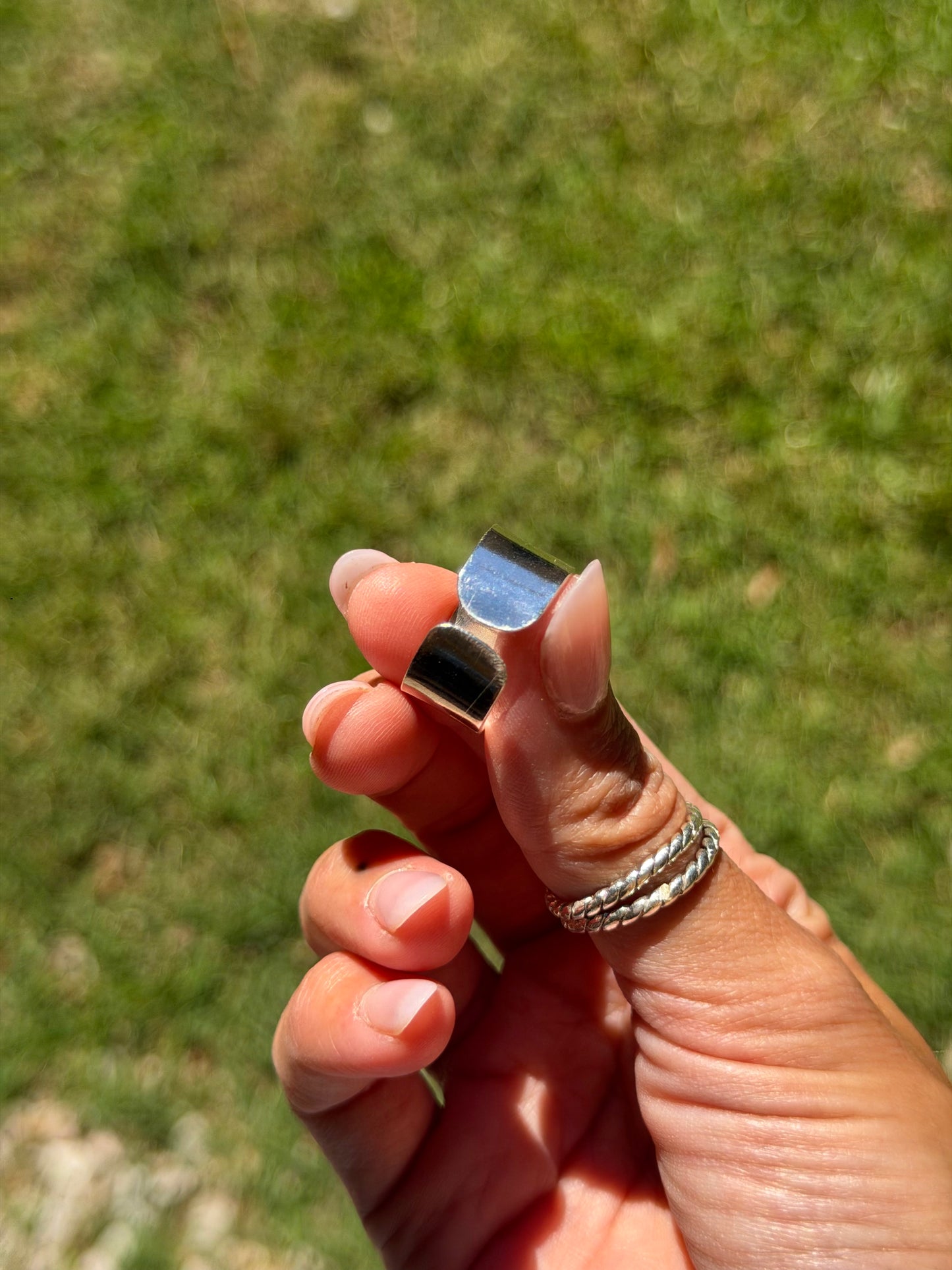 Chunky Studded Ring (8-9)