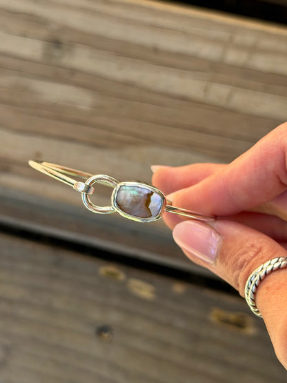 Abalone Latch Cuff
