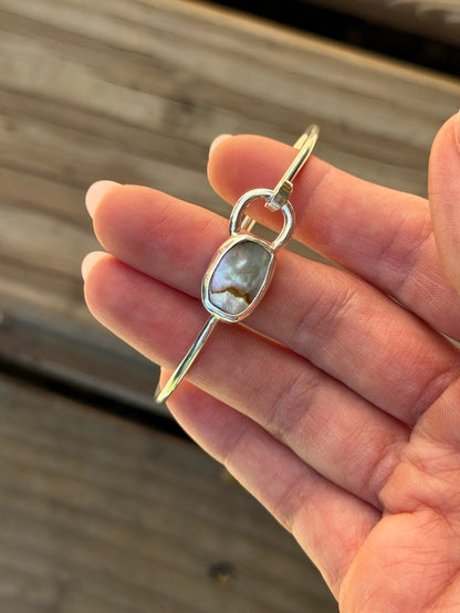 Abalone Latch Cuff