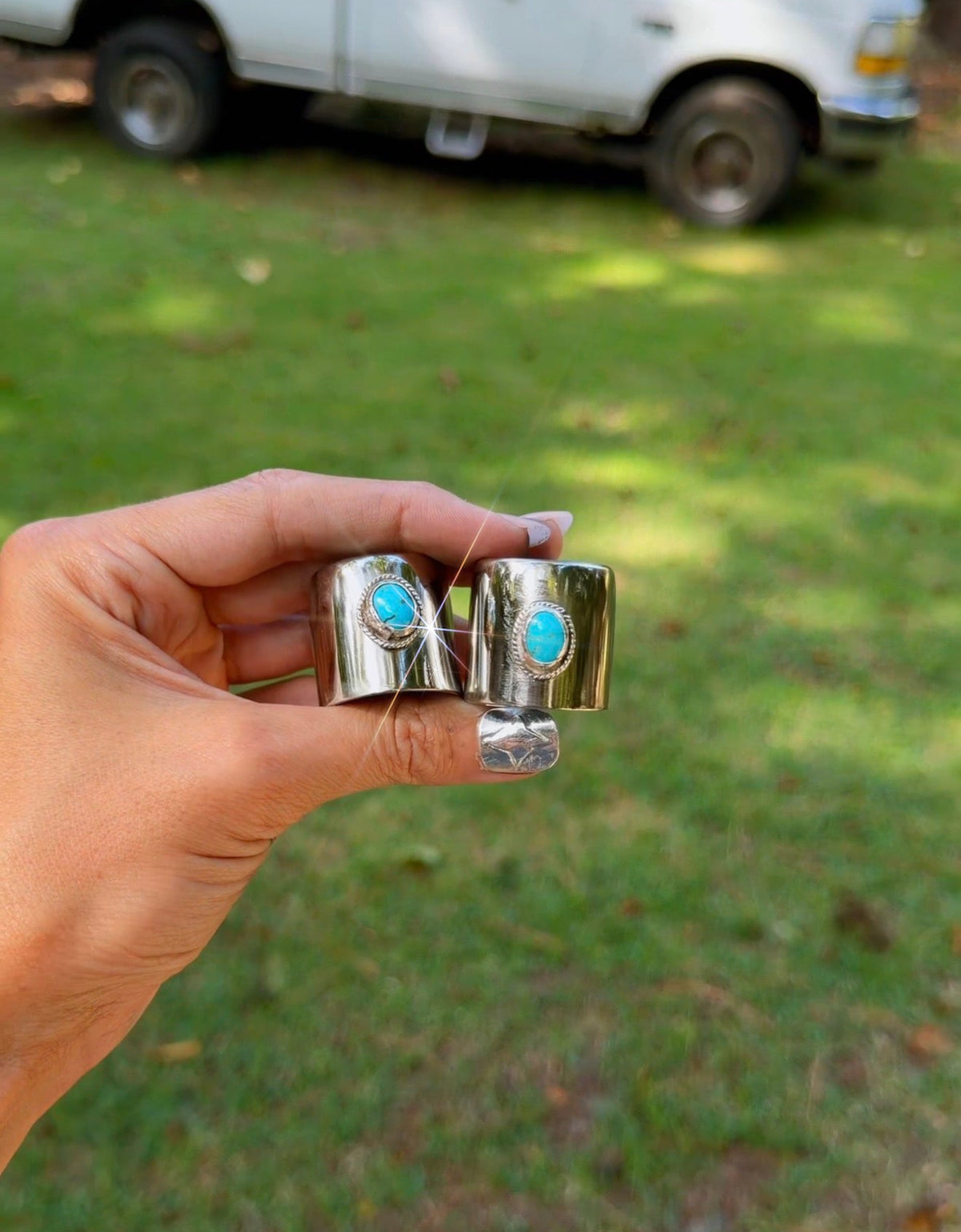 Turquoise Pushrod Collars